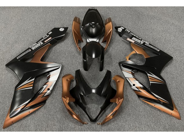 Online 2005-2006 Suzuki GSXR 1000 Fairings - Matte Black and Bronze Online 2005-2006 Suzuki GSXR 1000 Fairings - Matte Black and Bronze