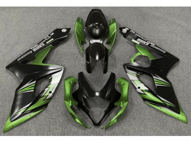 Online 2005-2006 Suzuki GSXR 1000 Fairings - Matte Black and Green