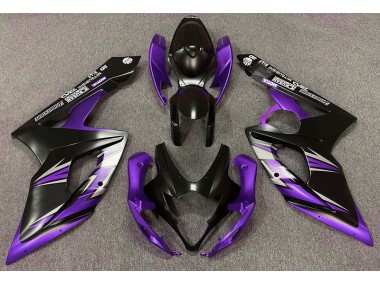 Online 2005-2006 Suzuki GSXR 1000 Fairings - Matte Black and Purple