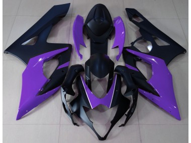 Online 2005-2006 Suzuki GSXR 1000 Fairings - Matte Black & Purple
