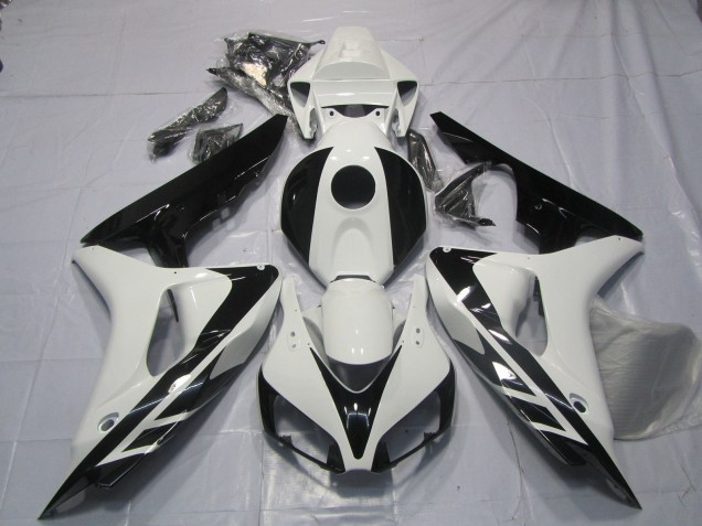 Online 2006-2007 Honda CBR1000RR Fairings - Black and White OEM Style No Decals Online 2006-2007 Honda CBR1000RR Fairings - Black and White OEM Style No Decals