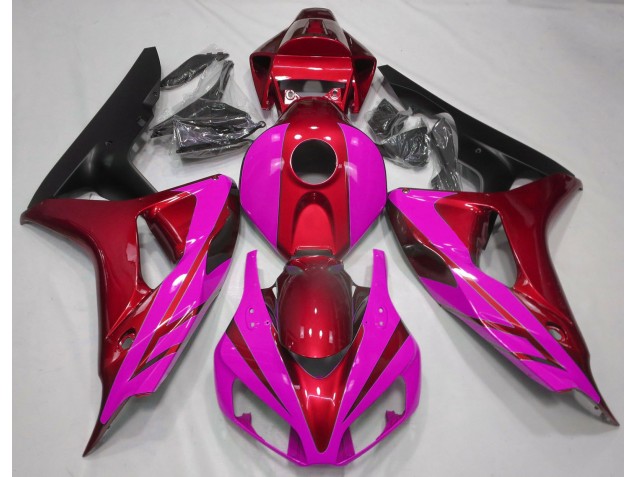 Online 2006-2007 Honda CBR1000RR Fairings - Gloss Red and Pink Online 2006-2007 Honda CBR1000RR Fairings - Gloss Red and Pink