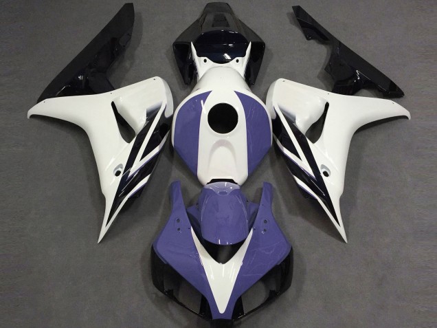 Online 2006-2007 Honda CBR1000RR Fairings - Gloss White Blue and Black Online 2006-2007 Honda CBR1000RR Fairings - Gloss White Blue and Black