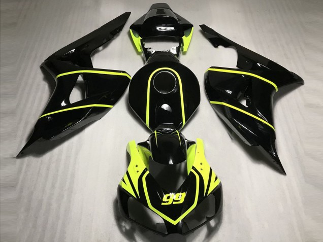 Online 2006-2007 Honda CBR1000RR Fairings - High Viz and Black CBR