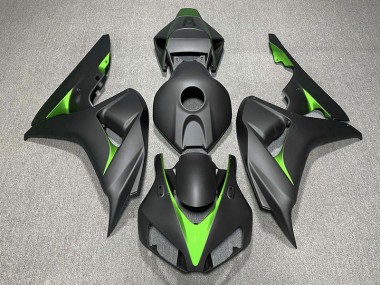 Online 2006-2007 Honda CBR1000RR Fairings - Matte Black and Green