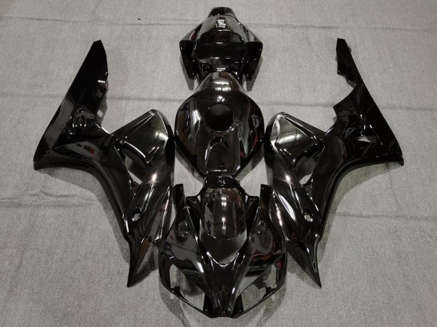 Online 2006-2007 Honda CBR1000RR Fairings - Plain Gloss Black Online 2006-2007 Honda CBR1000RR Fairings - Plain Gloss Black