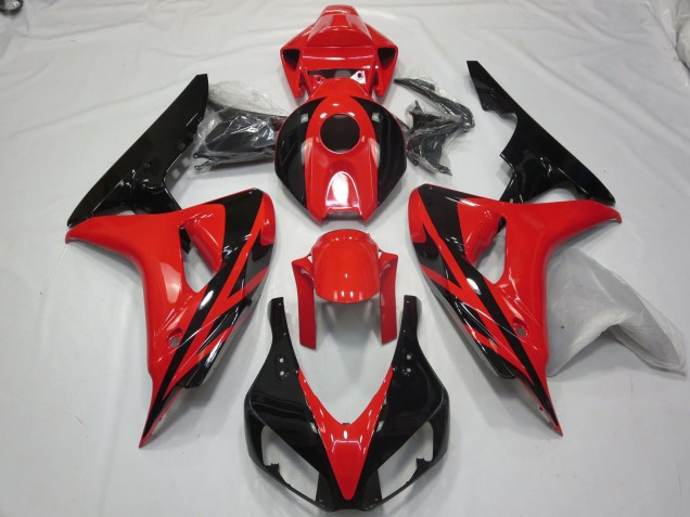 Online 2006-2007 Honda CBR1000RR Fairings - Red Black OEM Style No Decals Online 2006-2007 Honda CBR1000RR Fairings - Red Black OEM Style No Decals