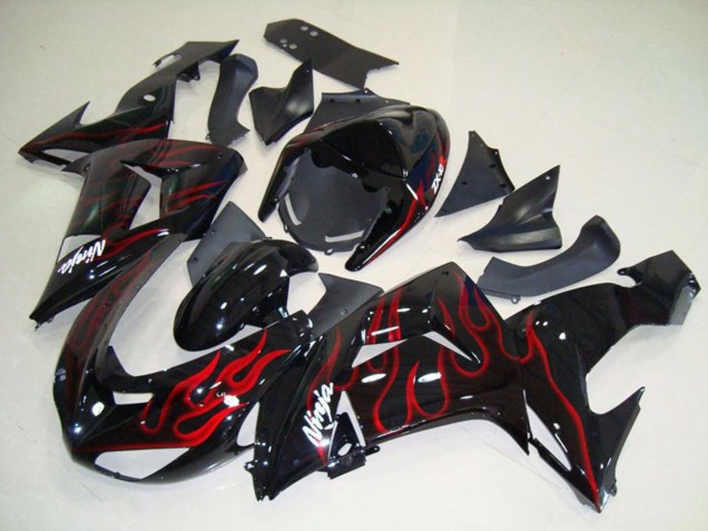 Online 2006-2007 Kawasaki ZX10R Fairings - Flame Red Online 2006-2007 Kawasaki ZX10R Fairings - Flame Red