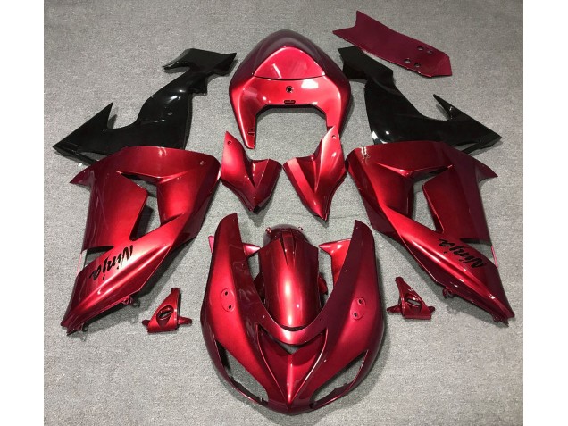 Online 2006-2007 Kawasaki ZX10R Fairings - Gloss Red