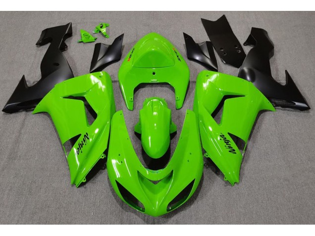 Online 2006-2007 Kawasaki ZX10R Fairings - Green Online 2006-2007 Kawasaki ZX10R Fairings - Green