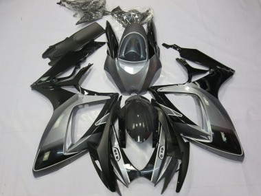 Online 2006-2007 Suzuki GSXR 600-750 Fairings - Black Grey Special