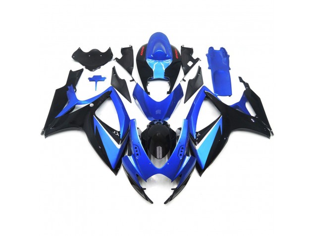 Online 2006-2007 Suzuki GSXR 600-750 Fairings - Blue and Black Special With Red Decals Online 2006-2007 Suzuki GSXR 600-750 Fairings - Blue and Black Special With Red Decals
