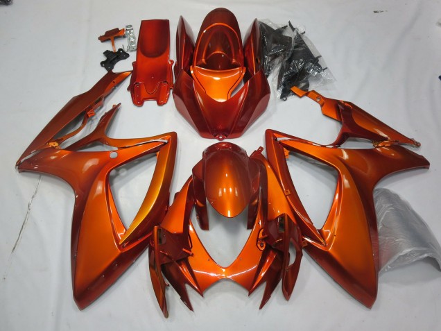 Online 2006-2007 Suzuki GSXR 600-750 Fairings - Burnt Orange Online 2006-2007 Suzuki GSXR 600-750 Fairings - Burnt Orange