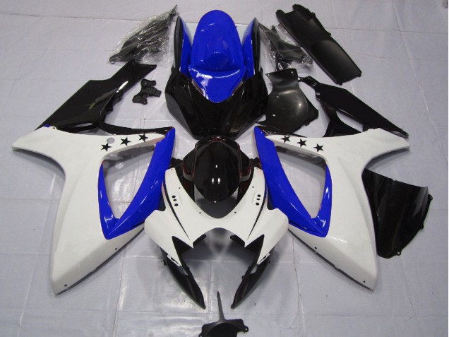 Online 2006-2007 Suzuki GSXR 600-750 Fairings - Dark Blue Star