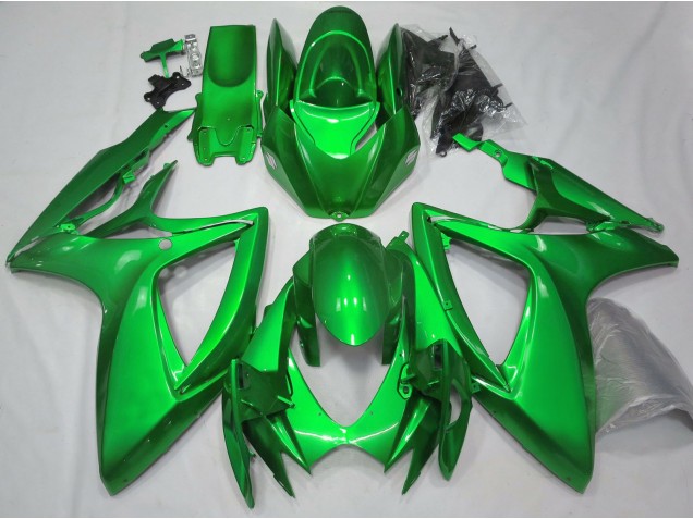 Online 2006-2007 Suzuki GSXR 600-750 Fairings - Gloss Green Plain Online 2006-2007 Suzuki GSXR 600-750 Fairings - Gloss Green Plain