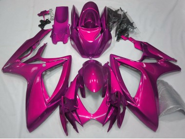 Online 2006-2007 Suzuki GSXR 600-750 Fairings - Gloss Pink Plain