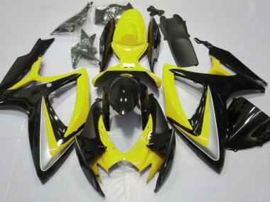 Online 2006-2007 Suzuki GSXR 600-750 Fairings - Gloss Yellow Debadged