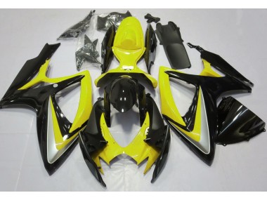 Online 2006-2007 Suzuki GSXR 600-750 Fairings - Gloss Yellow Debadged