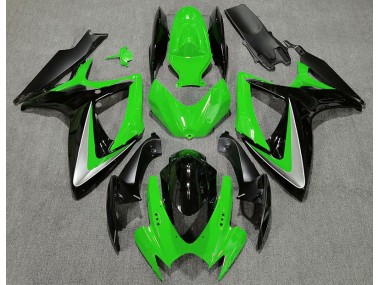 Online 2006-2007 Suzuki GSXR 600-750 Fairings - Green OEM Style