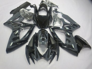 Online 2006-2007 Suzuki GSXR 600-750 Fairings - Grey Flame