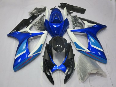 Online 2006-2007 Suzuki GSXR 600-750 Fairings - Light and Dark Blue