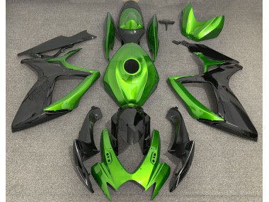 Online 2006-2007 Suzuki GSXR 600-750 Fairings - Light Green and Black
