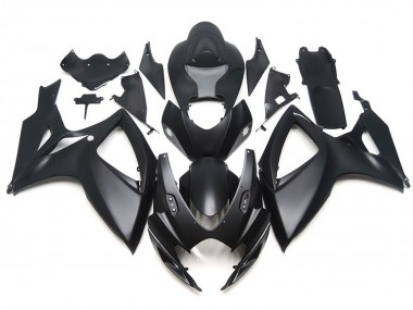 Online 2006-2007 Suzuki GSXR 600-750 Fairings - Matte Black OEM Custom Style