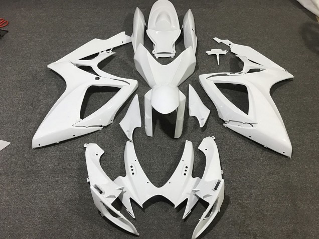 Online 2006-2007 Suzuki GSXR 600-750 Fairings - Matte White Online 2006-2007 Suzuki GSXR 600-750 Fairings - Matte White