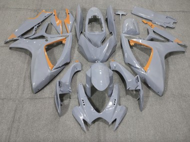 Online 2006-2007 Suzuki GSXR 600-750 Fairings - Nardo and Orange Trim