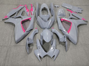 Online 2006-2007 Suzuki GSXR 600-750 Fairings - Nardo and Pink Trim