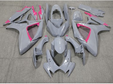 Online 2006-2007 Suzuki GSXR 600-750 Fairings - Nardo and Pink Trim