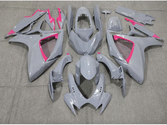 Online 2006-2007 Suzuki GSXR 600-750 Fairings - Nardo and Pink Trim