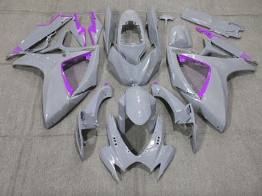 Online 2006-2007 Suzuki GSXR 600-750 Fairings - Nardo and Purple Trim