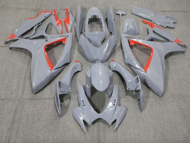 Online 2006-2007 Suzuki GSXR 600-750 Fairings - Nardo and Red Trim