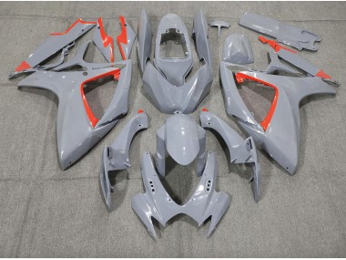 Online 2006-2007 Suzuki GSXR 600-750 Fairings - Nardo and Red Trim