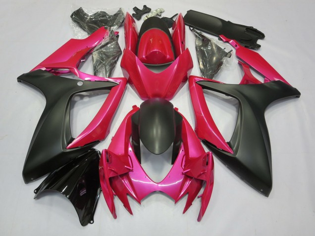 Online 2006-2007 Suzuki GSXR 600-750 Fairings - Pink and Matte Online 2006-2007 Suzuki GSXR 600-750 Fairings - Pink and Matte