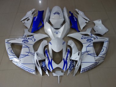 Online 2006-2007 Suzuki GSXR 600-750 Fairings - White Corona