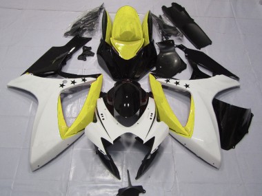 Online 2006-2007 Suzuki GSXR 600-750 Fairings - Yellow Star