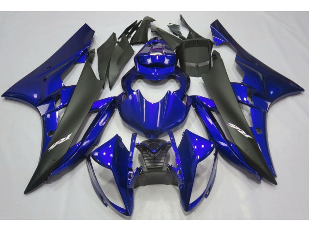 Online 2006-2007 Yamaha R6 Fairings - Metallic Blue & Black Online 2006-2007 Yamaha R6 Fairings - Metallic Blue & Black