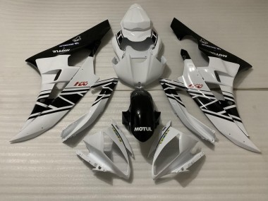 Online 2006-2007 Yamaha R6 Fairings - White Black Design