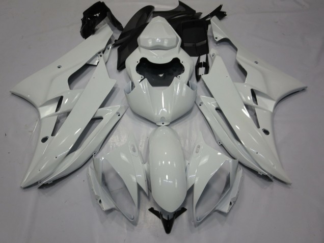 Online 2006-2007 Yamaha R6 Fairings - White Gloss Online 2006-2007 Yamaha R6 Fairings - White Gloss