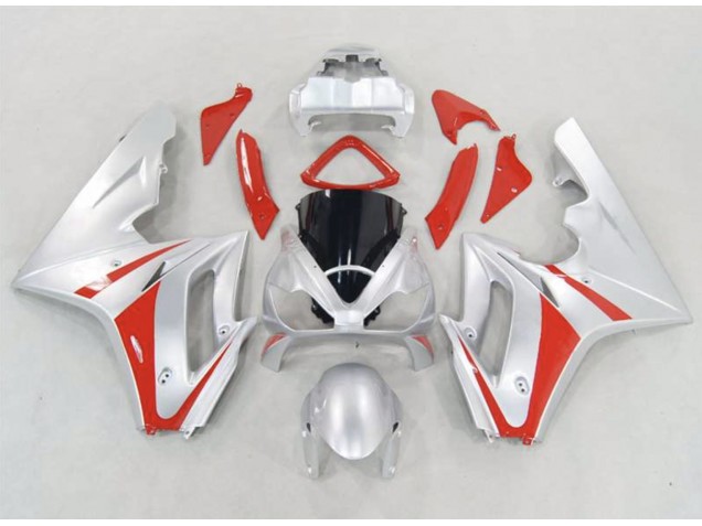 Online 2006-2008 Triumph Daytona 675 Fairings - Silver and Red Online 2006-2008 Triumph Daytona 675 Fairings - Silver and Red