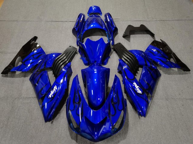 Online 2006-2011 Kawasaki ZX14R Fairings - Blue Gloss Online 2006-2011 Kawasaki ZX14R Fairings - Blue Gloss