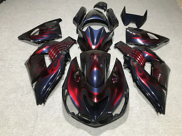 Online 2006-2011 Kawasaki ZX14R Fairings - Flame Online 2006-2011 Kawasaki ZX14R Fairings - Flame