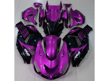 Online 2006-2011 Kawasaki ZX14R Fairings - Gloss Purple and Black