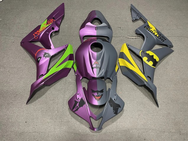 Online 2007-2008 Honda CBR600RR Fairings - Bat Man vs Joker Matte Online 2007-2008 Honda CBR600RR Fairings - Bat Man vs Joker Matte