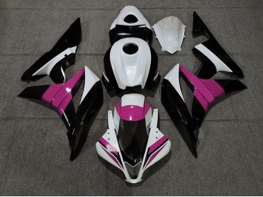 Online 2007-2008 Honda CBR600RR Fairings - Black White and Pink