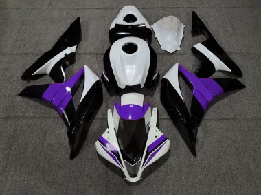 Online 2007-2008 Honda CBR600RR Fairings - Black White and Purple