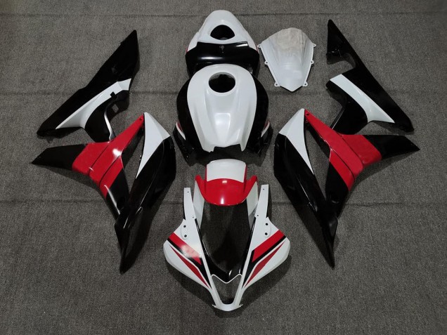 Online 2007-2008 Honda CBR600RR Fairings - Black White and Red Online 2007-2008 Honda CBR600RR Fairings - Black White and Red