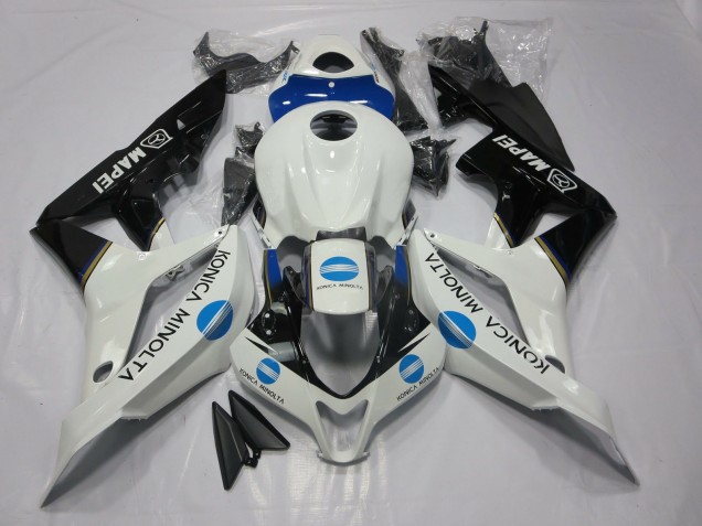 Online 2007-2008 Honda CBR600RR Fairings - Blue KM and Black Online 2007-2008 Honda CBR600RR Fairings - Blue KM and Black